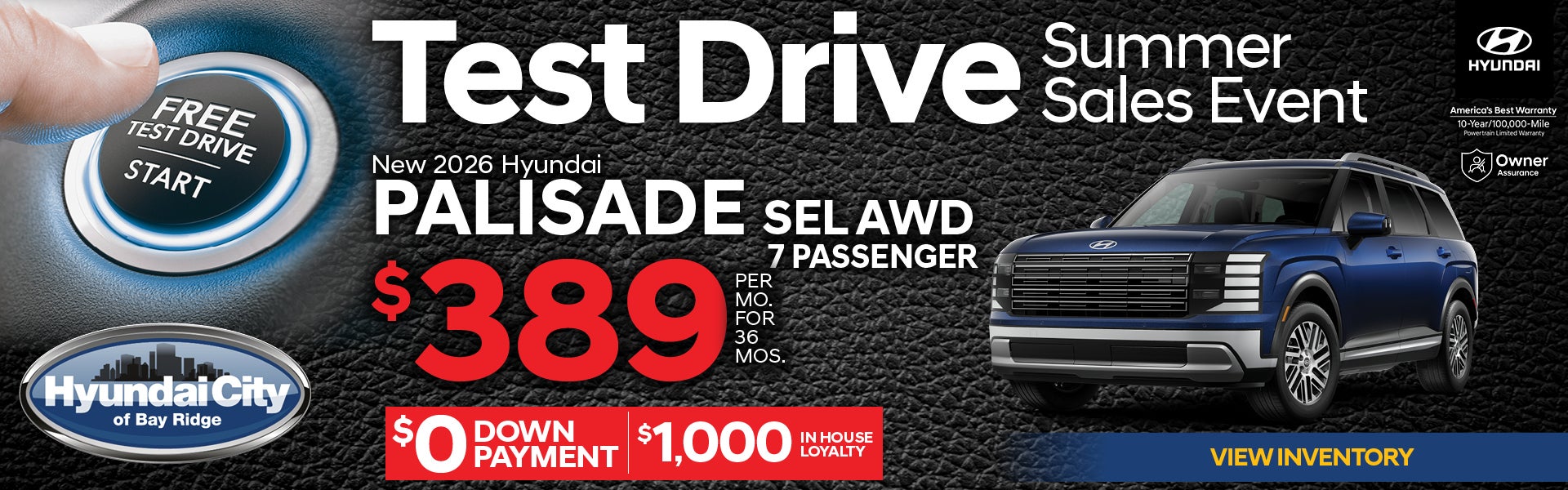 New 2026 Hyundai Palisade SEL AWD 7 Passenger