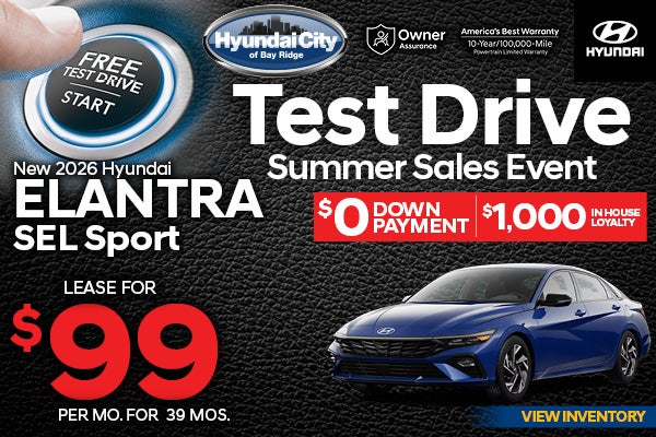 New 2026 Hyundai Elantra SEL Sport