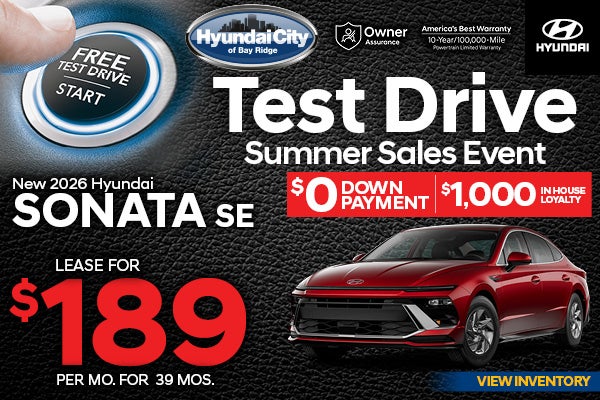 New 2026 Hyundai Sonata SE
