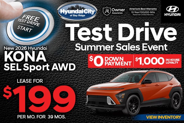 New 2026 Hyundai Kona SEL Sport AWD