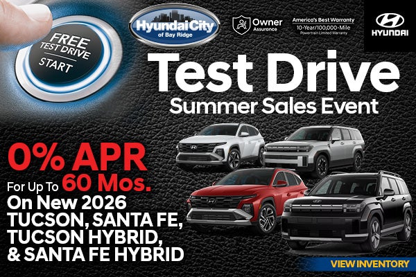 0% For Up To 60 Months On New 2026 Tucson, Santa Fe, Tucson 