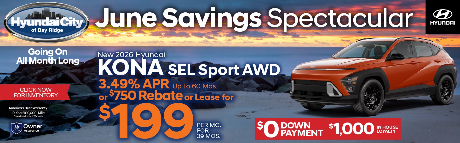 New 2026 Hyundai Kona SEL Sport AWD