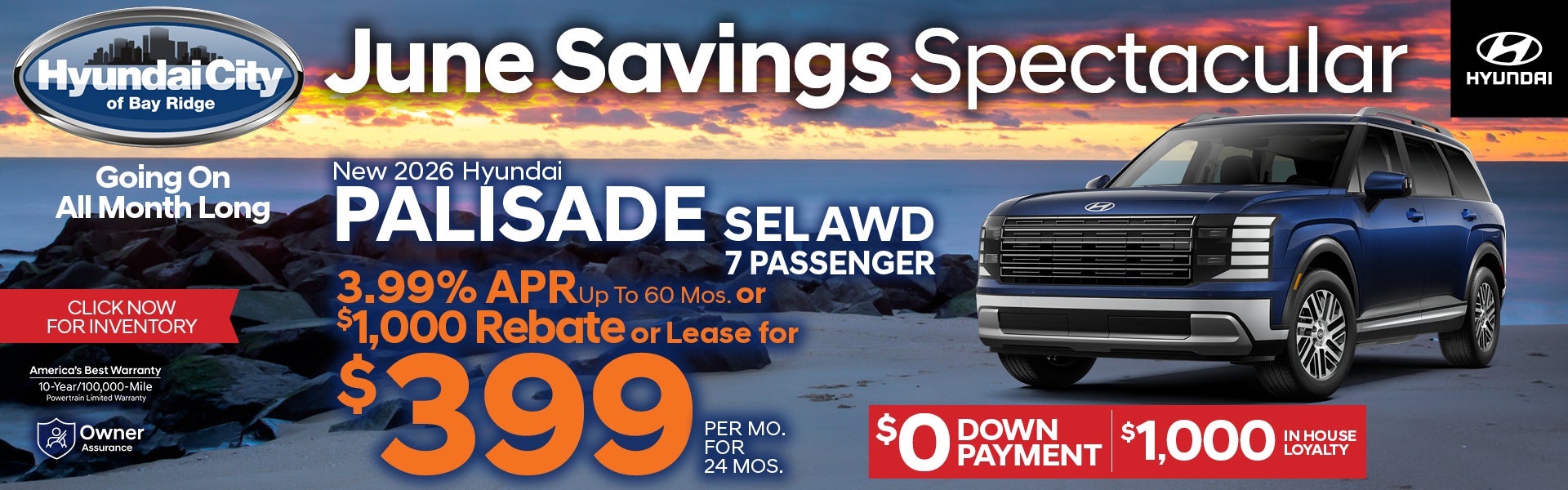 New 2026 Hyundai Palisade SEL AWD 7 Passenger