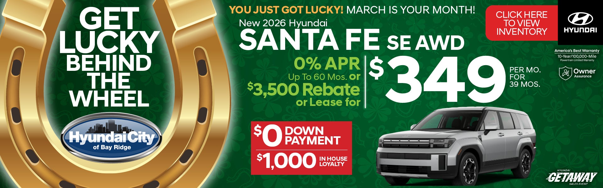 New 2026 Hyundai Santa Fe SE AWD