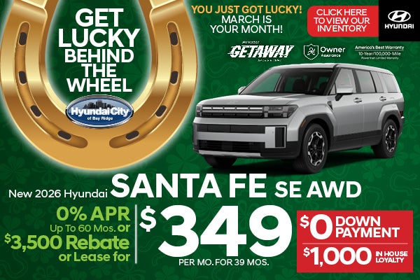 New 2026 Hyundai Santa Fe SE AWD