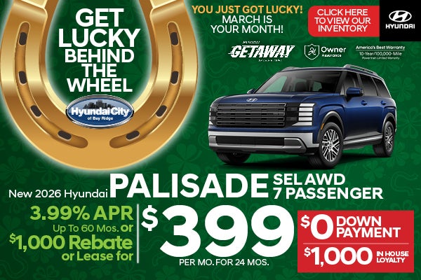 New 2026 Hyundai Palisade SEL AWD 7 Passenger