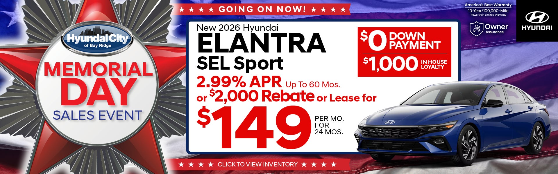New 2026 Hyundai Elantra SEL Sport