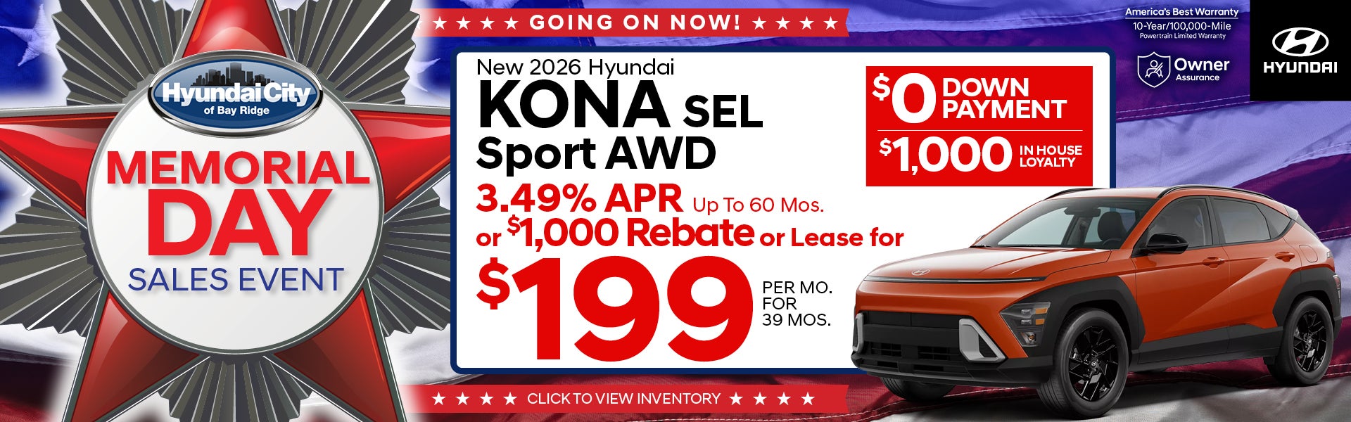 New 2026 Hyundai Kona SEL Sport AWD