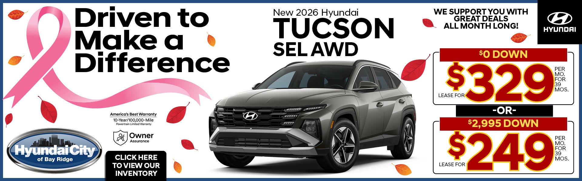 New 2026 Hyundai Tucson SEL AWD