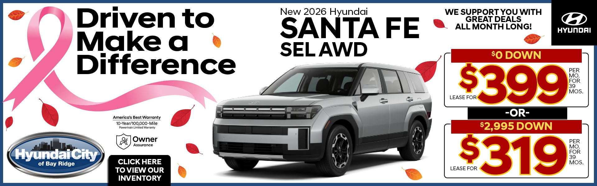 New 2026 Hyundai Santa Fe SEL AWD