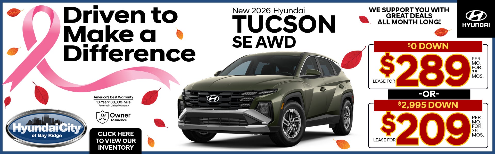New 2026 Hyundai Tucson SE AWD