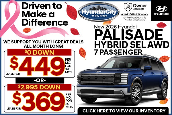 New 2026 Hyundai Palisade Hybrid SEL AWD 7 Passenger