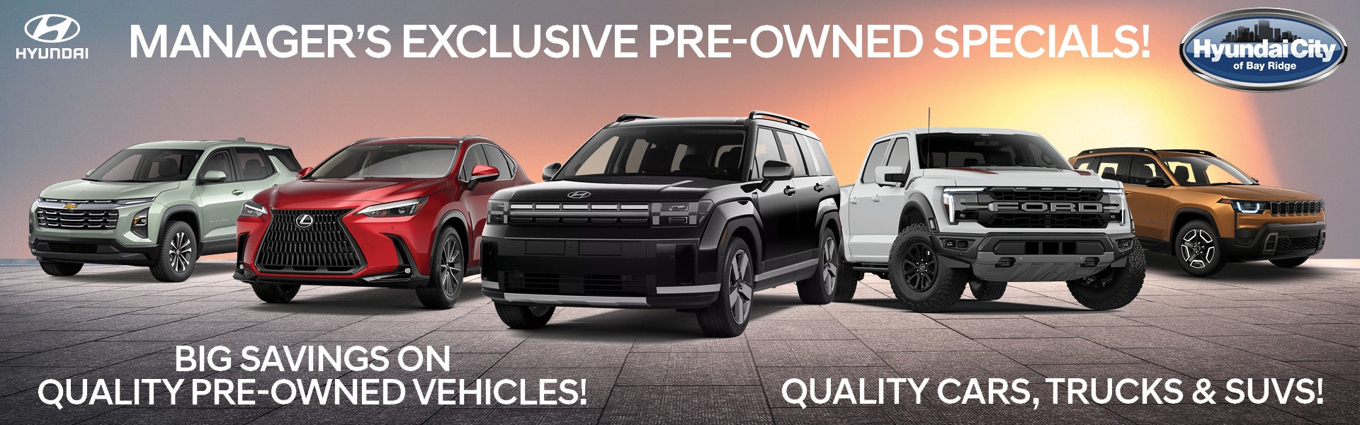 MANAGER'S EXCLUSIVE PRE-OWNED SPECIALS
