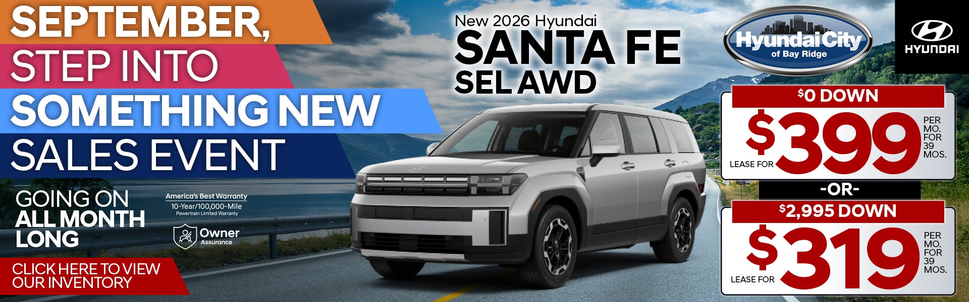 New 2026 Hyundai Santa Fe SEL AWD