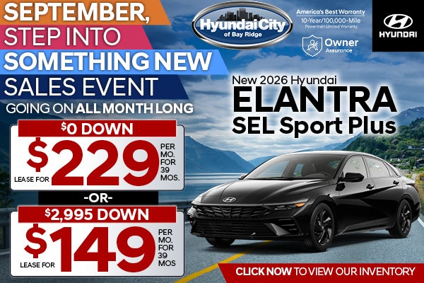 New 2026 Hyundai Elantra SEL Sport Plus