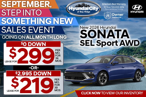 New 2026 Hyundai Sonata SEL Sport AWD