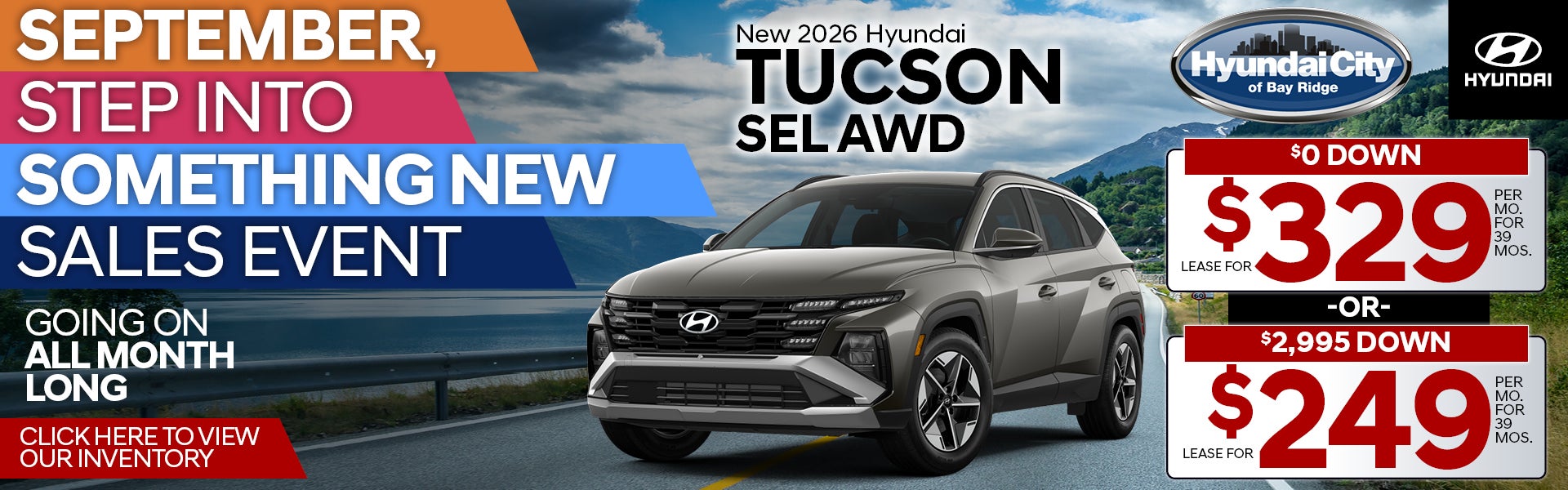 New 2026 Hyundai Tucson SEL AWD