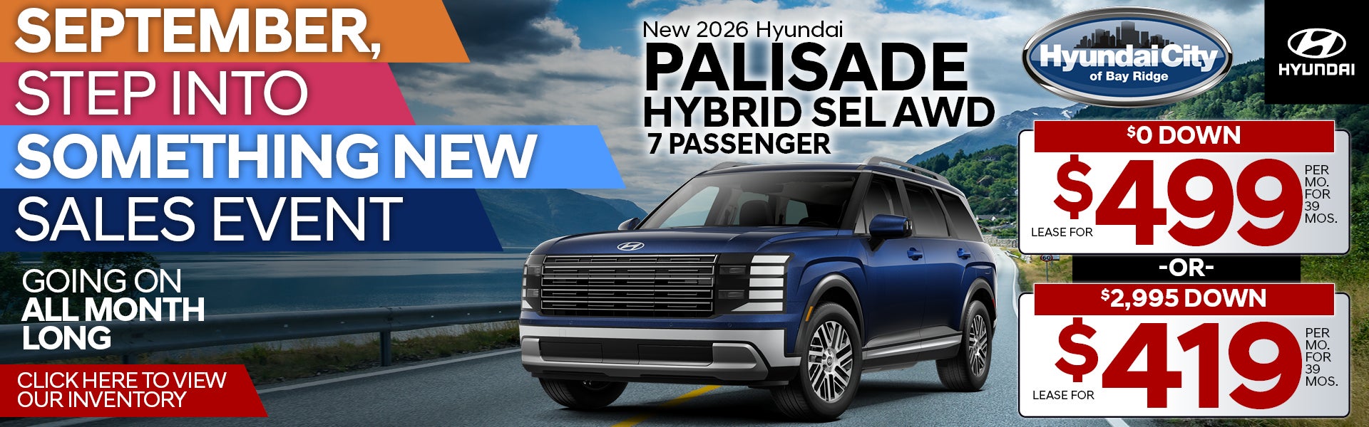 New 2026 Hyundai Palisade Hybrid SEL AWD 7 Passenger