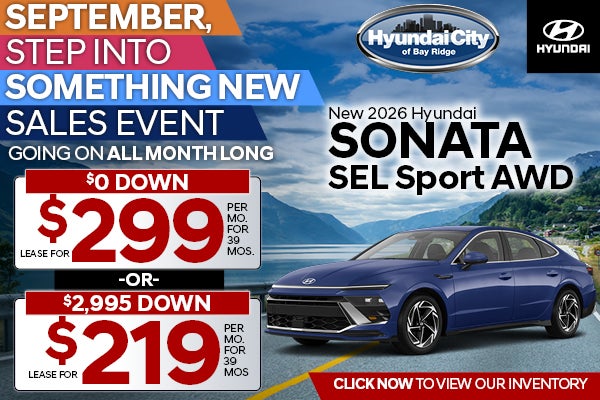 New 2026 Hyundai Sonata SEL Sport AWD